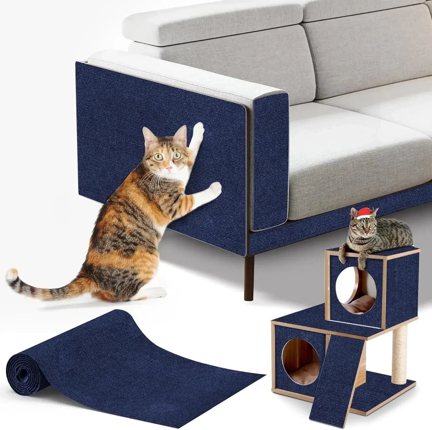 Self-Adhesive Cat Scratch Carpet