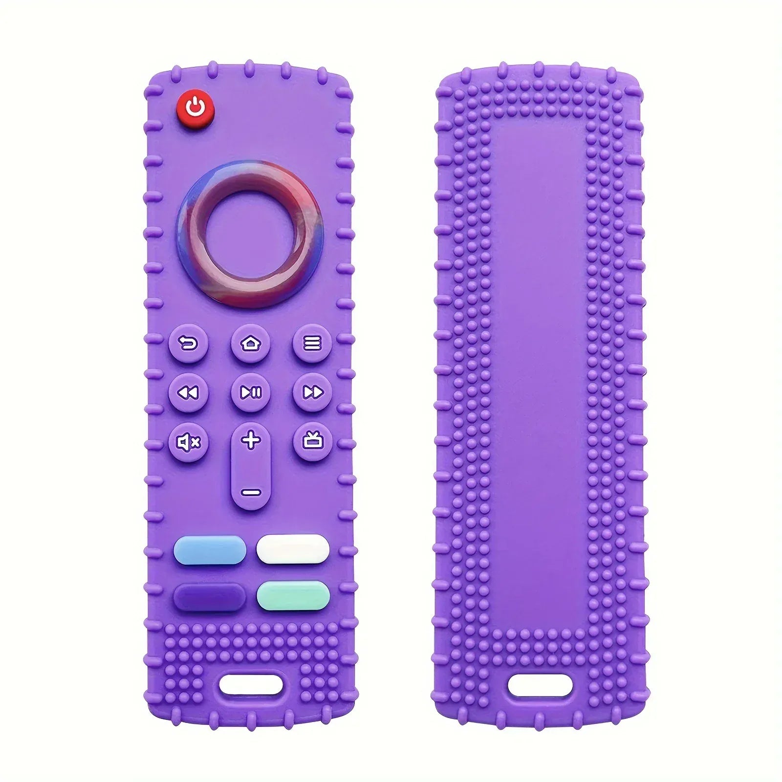 TechnuPet Dog Toys Purple Silicone Remote Dog Teether