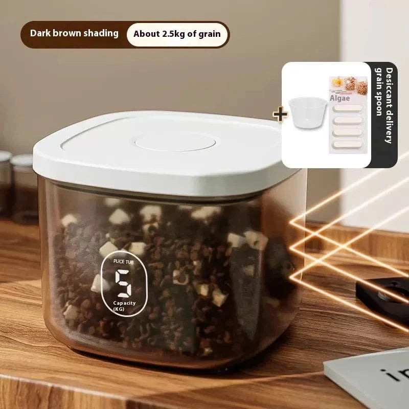 Vacuum Pet Food Storage Bucket