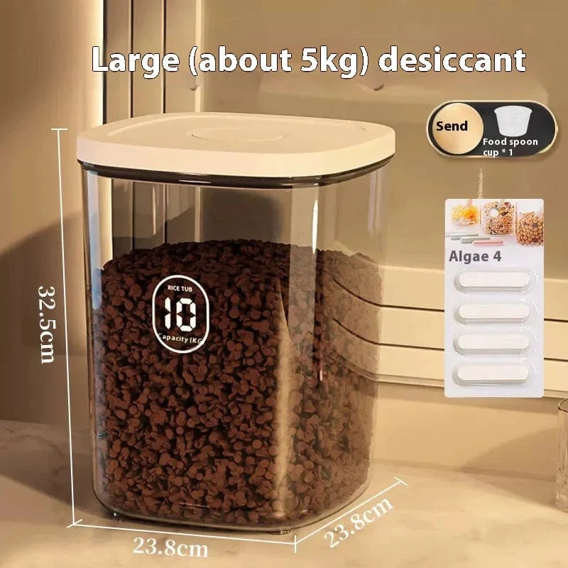 Vacuum Pet Food Storage Bucket