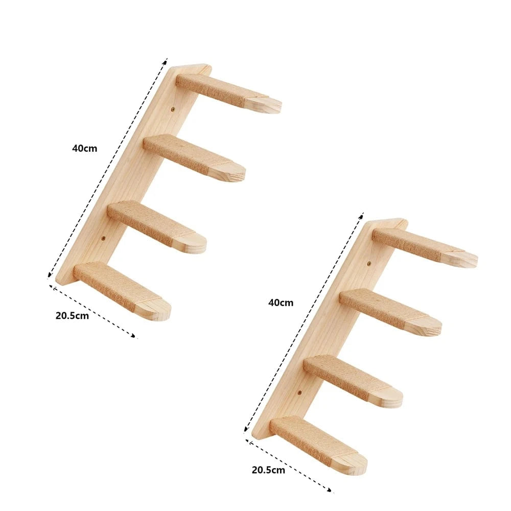 Wall-Mounted Cat Tree & Shelves