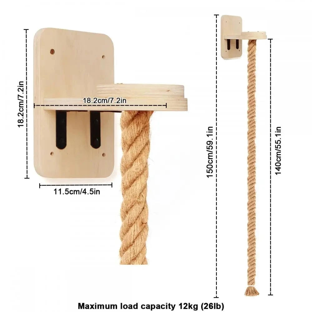 Wall-Mounted Cat Tree & Shelves
