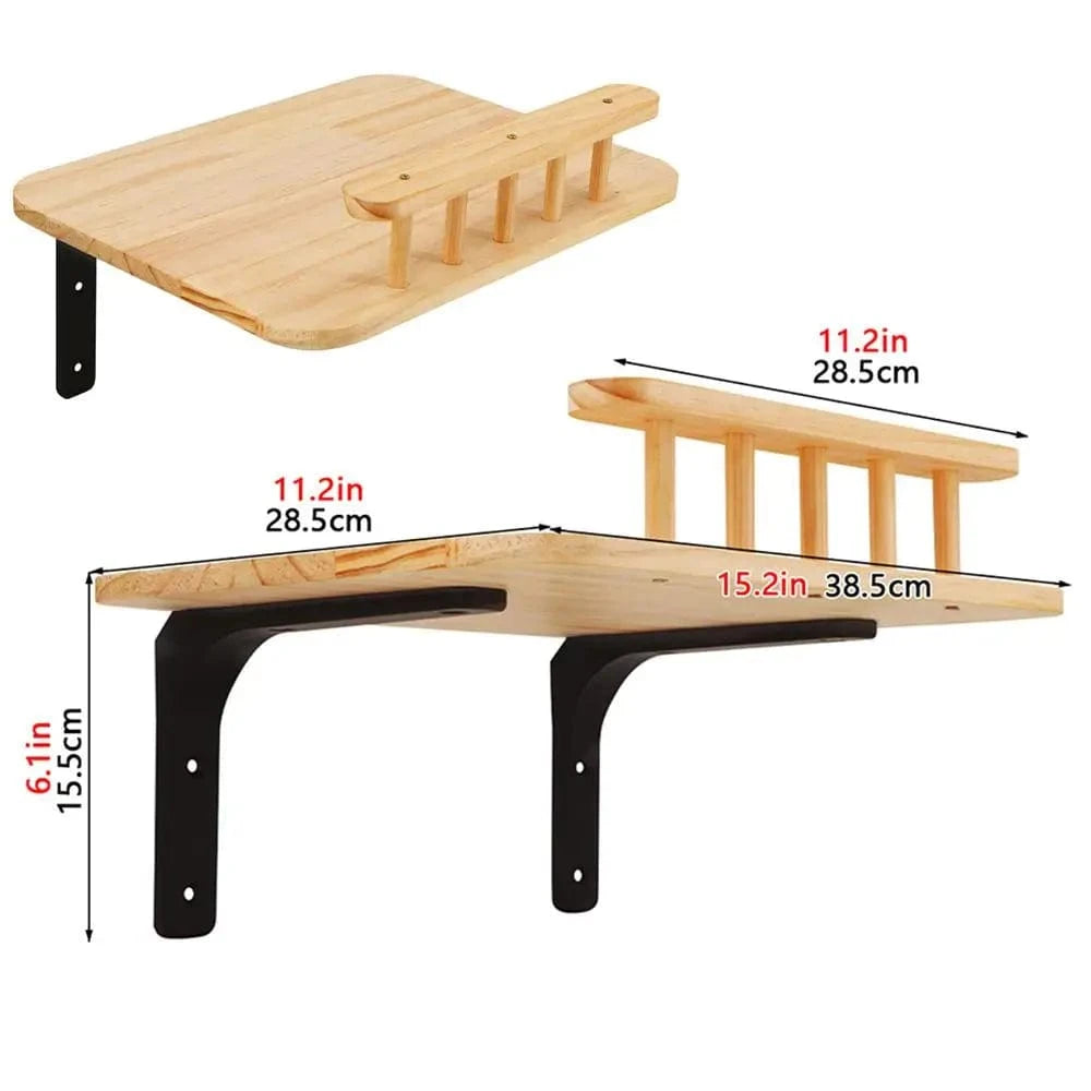 Wall-Mounted Cat Tree & Shelves