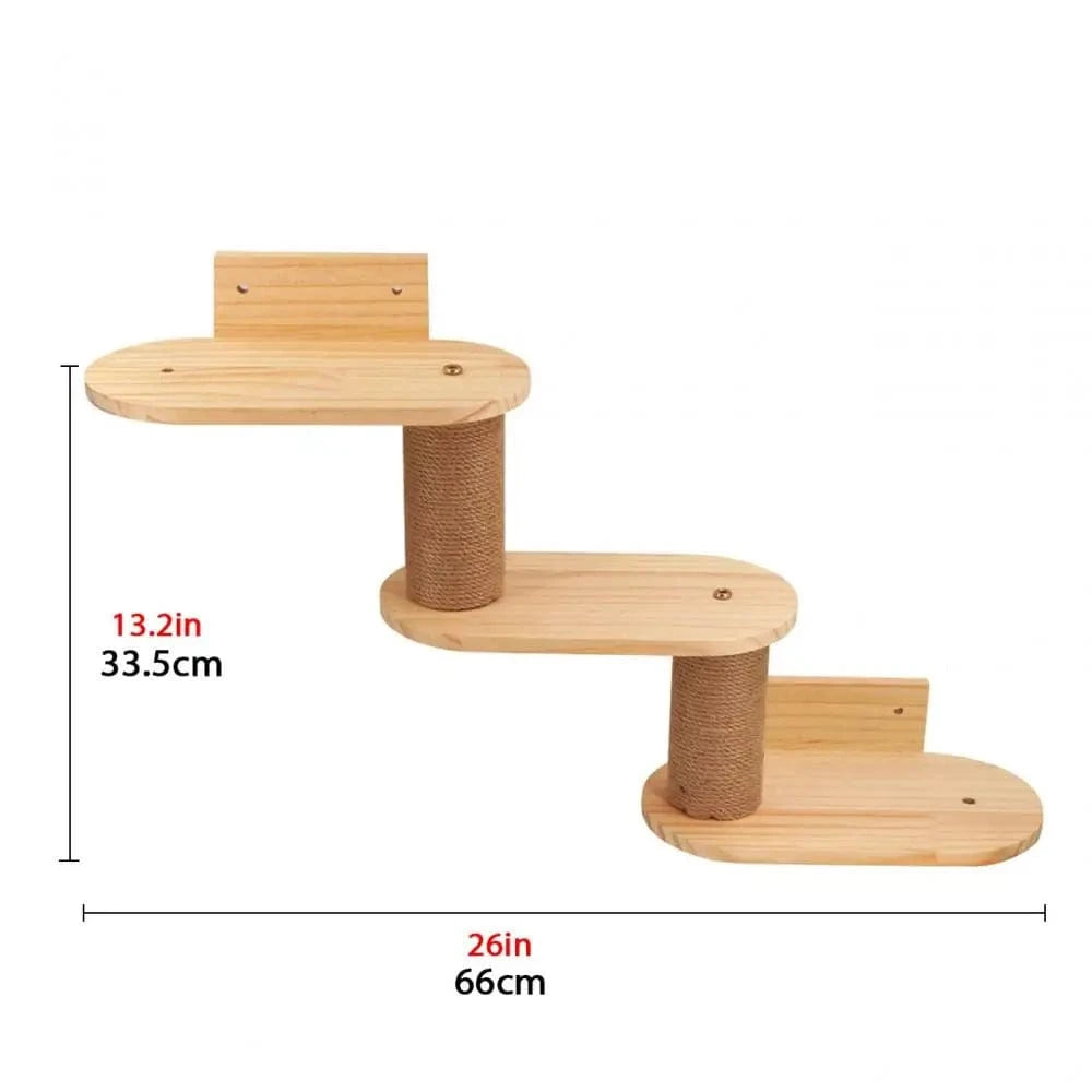 Wall-Mounted Cat Tree & Shelves